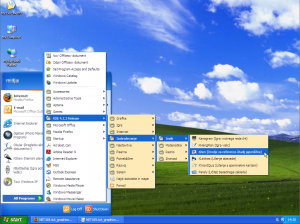 KDE programi v Windows meniju